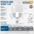 iGoto Foco LED T180, Luz Blanco Frío, Base E40, 100W, 9000 Lúmenes, Blanco - Imagen adicional 2