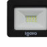 iGoto Reflector LED REF010, Luz Fría, 10W, 800 Lúmenes, Negro  2