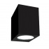 Illux Lámpara LED para Sobreponer para Muro ML-7407.N, Exteriores, 7W, Base GU10, Negro, para Casa - No Incluye Foco  1