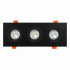 Illux Lámpara LED para Techo TL-2914.NN, Interiores, 27W, Base GU5.3, Negro, para Casa/Comercial - No Incluye Foco  4