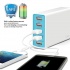 Cargador Portátil Iluv Power Bank RockWall de 5 Puertos USB, 5000mAh, Blanco  3