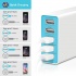 Cargador Portátil Iluv Power Bank RockWall de 5 Puertos USB, 5000mAh, Blanco  7