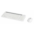 Kit de Teclado y Mouse Intellinet 180580, Inalámbrico, RF Inalámbrico/Bluetooth, Blanco, Inglés