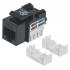 Intellinet 210720 Jack Categoría 6 de Impacto, RJ-45, Negro  1