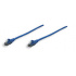 Intellinet Cable Patch Cat6 UTP RJ-45 Macho - RJ-45 Macho, 30cm, Azul