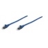 Intellinet Cable Patch Cat6 UTP RJ-45 Macho - RJ-45 Macho, 15cm, Azul  1