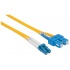 Intellinet Cable Fibra Óptica Monomodo OS2 LC Macho - SC Macho, 2 Metros, Amarillo  2