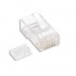 Intellinet Plug Modular RJ-45 Cat6 UTP Sólido, Bote con 100 Piezas Transparentes  1