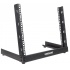 Intellinet Rack Abierto de 2 Postes, 19'', 8U, Negro  2
