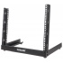 Intellinet Rack Abierto de 2 Postes, 19", 12U, Negro  1