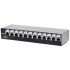 Intellinet Panel de Parcheo Cat6, 12 Puertos RJ-45, 1U, Negro