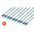 Intellinet Cable Patch Cat6 UTP RJ-45 Macho - RJ-45 Macho, 15cm, Azul - Imagen adicional 2