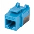 Intellinet Jack de Red Cat6a, UTP, RJ-45, Azul/Negro  1