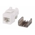 Intellinet Jack de Red Cat6a, UTP, RJ-45, Blanco/Negro  2
