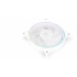 Ventilador In Win Sirius Pure ASP120 LED ARGB, 120mm, 500 - 1800RPM, Blanco - 3 Piezas  7