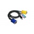 Iogear Cable KVM G2L5302UP, SPHD Macho - USB/VGA/PS/2 Macho, 1.2 Metros, Negro  1