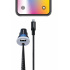 iSound Cargador para Auto DuraPower Cruise, 1x USB-A/1x Lightning, Negro  1