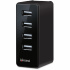 iSound Cargador de Pared 2152, 2.1V, 4x USB 2.0, Negro