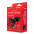 iSound Cargador de Pared, 5V, 2x USB 2.0, Negro + Cargador para Auto y Cable USB 2.0 a MicroUSB  2