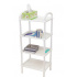 Italhome Estante Escalonado Scalp 4, 4 Niveles, Plástico, Blanco