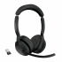 Jabra Auriculares Evolve2 55 MS Stereo, Inalámbrico, Bluetooth, USB A/C, Negro  1