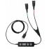 Jabra Cable Adaptador Link 265, USB Macho - 2x QD, Negro  1