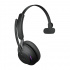 Jabra Monoaural Evolve2 65 MS Mono, Inalámbrico, Bluetooth, 1.2 Metros, USB, Negro, con Base de Carga  2