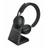 Jabra Auriculares Evolve2 65 MS Stereo, Inalámbrico, Bluetooth, USB A, Negro  1