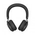 Jabra Auriculares Evolve2 75 UC, Inalámbrico, Bluetooth, USB-A, Negro - con Soporte de Carga  1