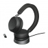 Jabra Auriculares Evolve2 75 UC, Inalámbrico, Bluetooth, USB-A, Negro - con Soporte de Carga  4