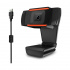 Jaguar Webcam CAMX con Micrófono, HD, 1280 x 720 Pixeles, USB 2.0, Negro/Naranja  3