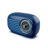 JAM Altavoz Portátil Vintage, Bluetooth, Inalámbrico/Alámbrico, Azul - Imagen adicional 1