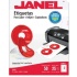 Janel Etiqueta Blanca para CD/DVD, 117mm, 50 Etiquetas, Blanco  1