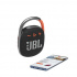 JBL Bocina Portátil Clip 4, Bluetooth, Inalámbrico, 5W RMS, USB, Negro/Naranja - Resistente al Agua  5