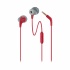 JBL Audífonos Intrauriculares Deportivos con Micrófono Endurance RUN, Alámbrico, 3.5mm, Rojo  1