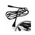 Jendrix Cable de Poder Interlock, Negro