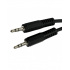 Jendrix Cable AUX 3.5mm Macho - 3.5mm Macho, 90cm, Negro  1