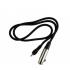 Jendrix Cable RCA Macho - XLR Hembra, 90cm, Negro  1