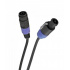 Jendrix Cable AUX Neutrik Macho - Neutrik Macho, 6 Metros, Negro  1