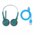JLaB Audífonos con Micrófono Go Work Pop, Bluetooth, Inalámbrico, USB-C, Turquesa - Imagen adicional 3