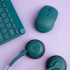 JLaB Audífonos con Micrófono Go Work Pop, Bluetooth, Inalámbrico, USB-C, Turquesa - Imagen adicional 5