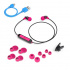 JLAB Audífonos Intrauriculares Deportivos con Micrófono en Línea Metal Rugged, Inalámbrico, Bluetooth 5.0, Negro/Rosa  5