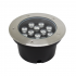 JWJ Lámpara LED para Piso JLEP-12B, Exterior, Luz Fría, 12W, 1400 Lúmenes, para Casa/Comercial