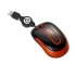 Mouse K-Mex Óptico MO-E033, Alámbrico, USB, 1000DPI, Negro/Naranja  1