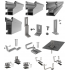 K2 Systems Juego de Montaje para Panel Solar K2-CR-6P-1303-R, Aluminio