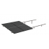 K2 Systems Juego de Montaje en Horizontal para Panel Solar K2-ST-4P-1303-16-R, 4 Paneles, Inclinación de 16°, hasta 1303mm - 200km/h