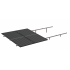 K2 Kit de Montaje para 4 Módulos Solares K2-ST-4P-1134-8, Inclinación 8º, hasta 1134mm, 160 km/h