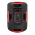 KSR Bafle MSA-9015SC, Bluetooth, Alámbrico/Inalámbrico, 50W RMS, 30.900W PMPO, USB, Negro/Rojo  3