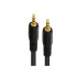Kapton Cable AUX 3.5mm Macho - 3.5mm Macho, 1.8 Metros, Negro  2