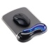 Mousepad Kensington con Descansa Muñecas de Gel, Negro/Azul  1